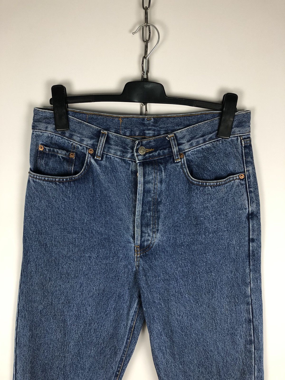 Levi's Vintage LEVI'S USA Blue Denim Jeans Pants Heavy Cotton 33x32 Size US 33 - 2 Thumbnail