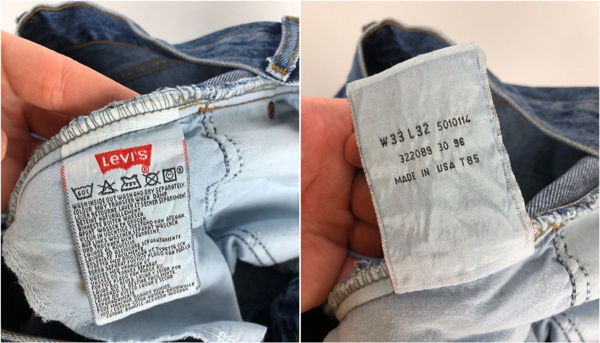 Levi's Vintage LEVI'S USA Blue Denim Jeans Pants Heavy Cotton 33x32 Size US 33 - 9 Thumbnail