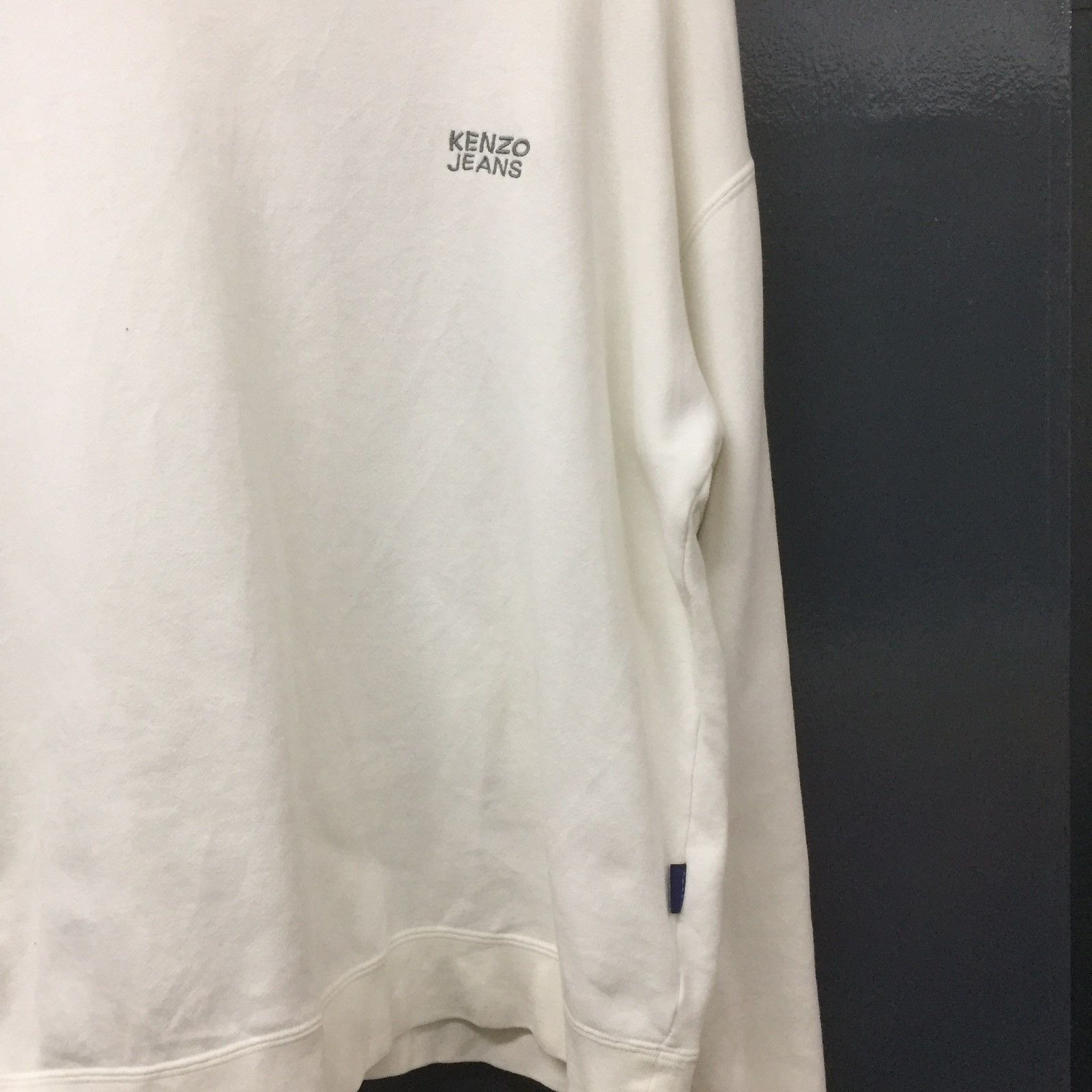 Kenzo Kenzo Jeans Big Logo Sweatshirt White Colour Size US L / EU 52-54 / 3 - 5 Thumbnail