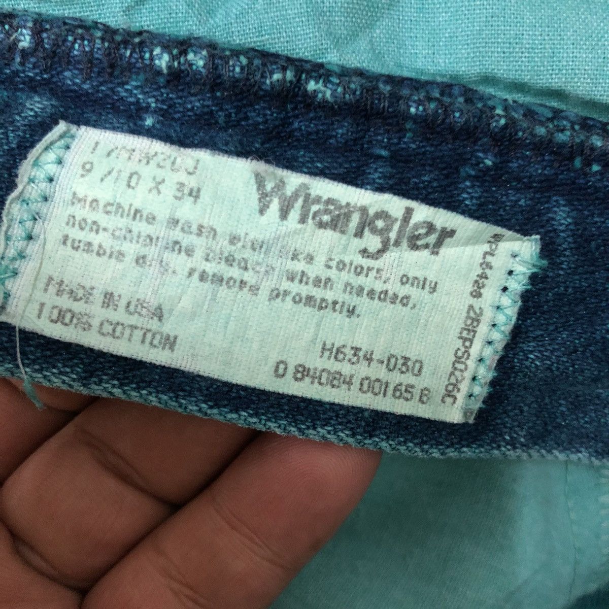 Vintage × Wrangler Rare Vintage 70s/80s Wrangler Silverlake acid wash Size US 28 / EU 44 - 15 Thumbnail
