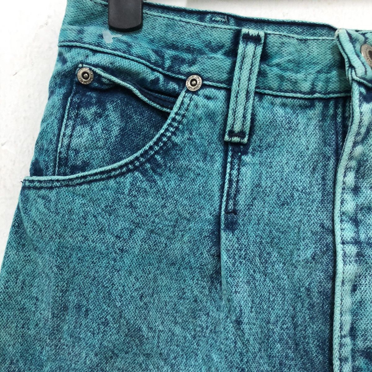 Vintage × Wrangler Rare Vintage 70s/80s Wrangler Silverlake acid wash Size US 28 / EU 44 - 7 Thumbnail