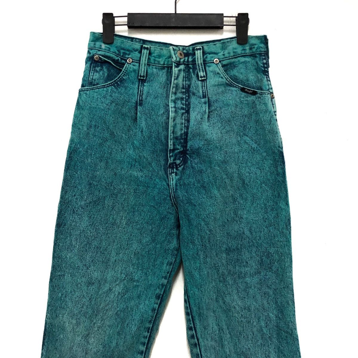 Vintage × Wrangler Rare Vintage 70s/80s Wrangler Silverlake acid wash Size US 28 / EU 44 - 2 Thumbnail