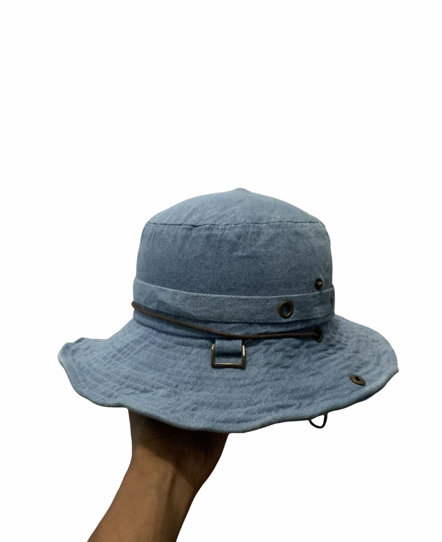 image of Archival Clothing x Hats Denim Streetwear Bucket Hats, Men's