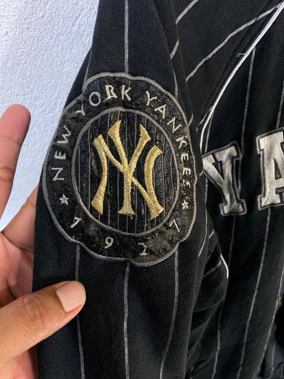 MLB Vintage New York Yankees Varsity Jacket Embroided Size US L / EU 52-54 / 3 - 5 Thumbnail