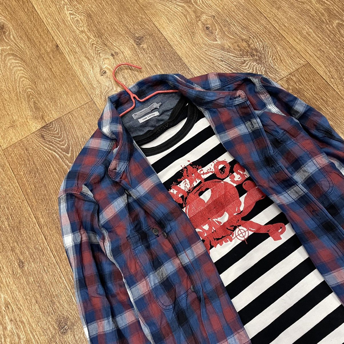 Vintage Vintage 90s Plaid Shirt Oversized Grunge Streetwear Logo L Size US L / EU 52-54 / 3 - 5 Thumbnail