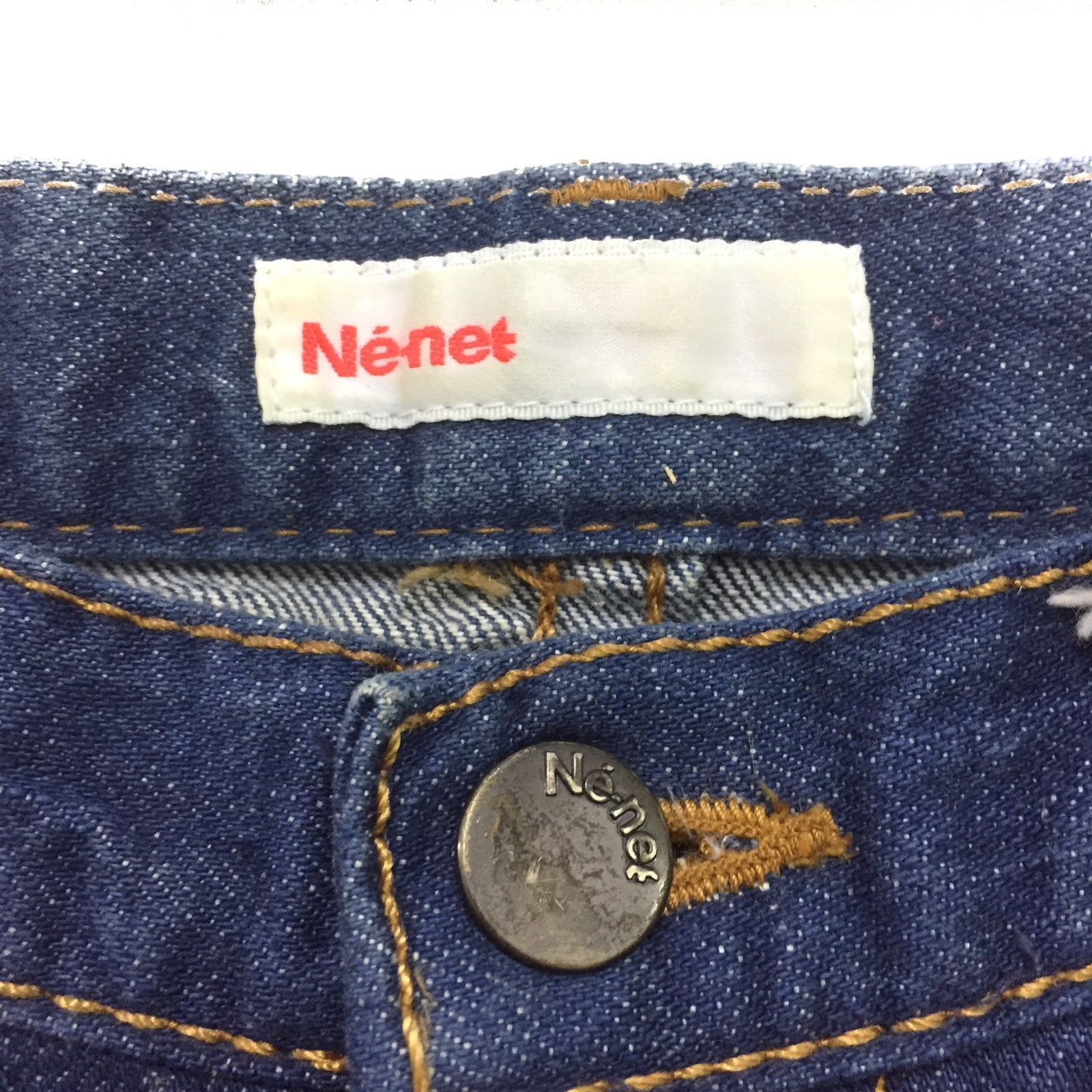 Issey Miyake 😧Rare Long Design Ne-net Jeans By Issey Miyake (girl Size) Size US 31 - 7 Thumbnail