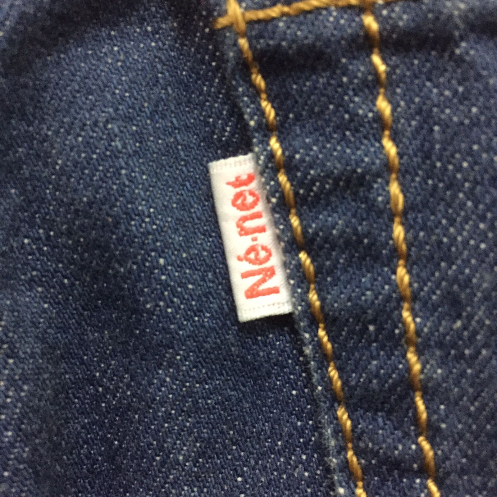 Issey Miyake 😧Rare Long Design Ne-net Jeans By Issey Miyake (girl Size) Size US 31 - 9 Thumbnail