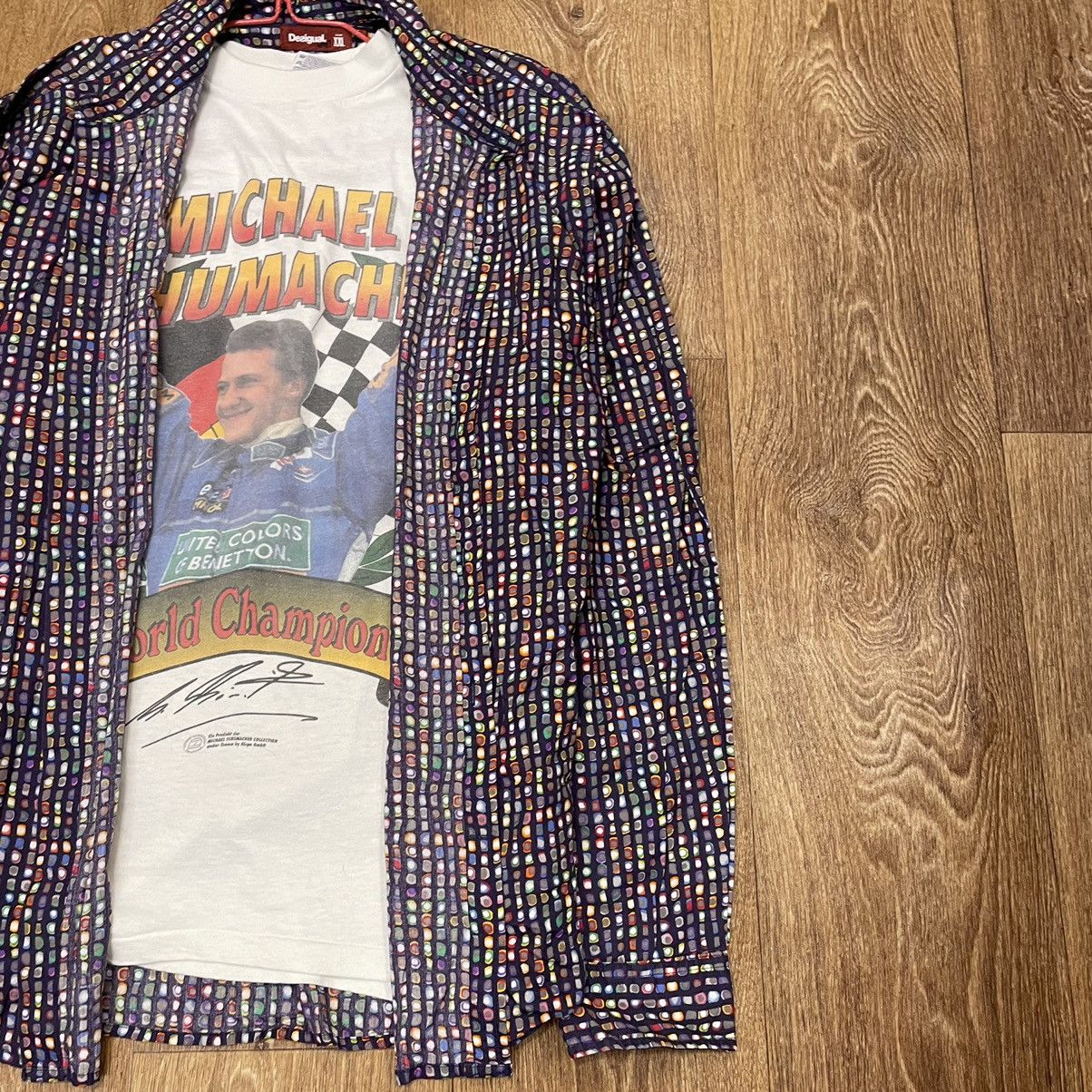 Vintage Vintage Y2K Michael Graphic Tee Sun Faded Oversized Rave XXL Size US XXL / EU 58 / 5 - 3 Thumbnail