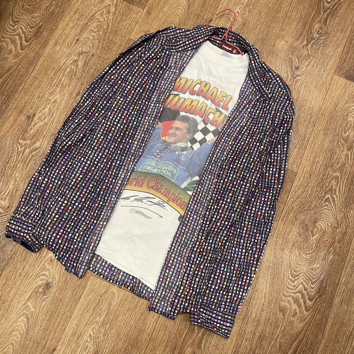 Vintage Vintage Y2K Michael Graphic Tee Sun Faded Oversized Rave XXL Size US XXL / EU 58 / 5 - 4 Thumbnail