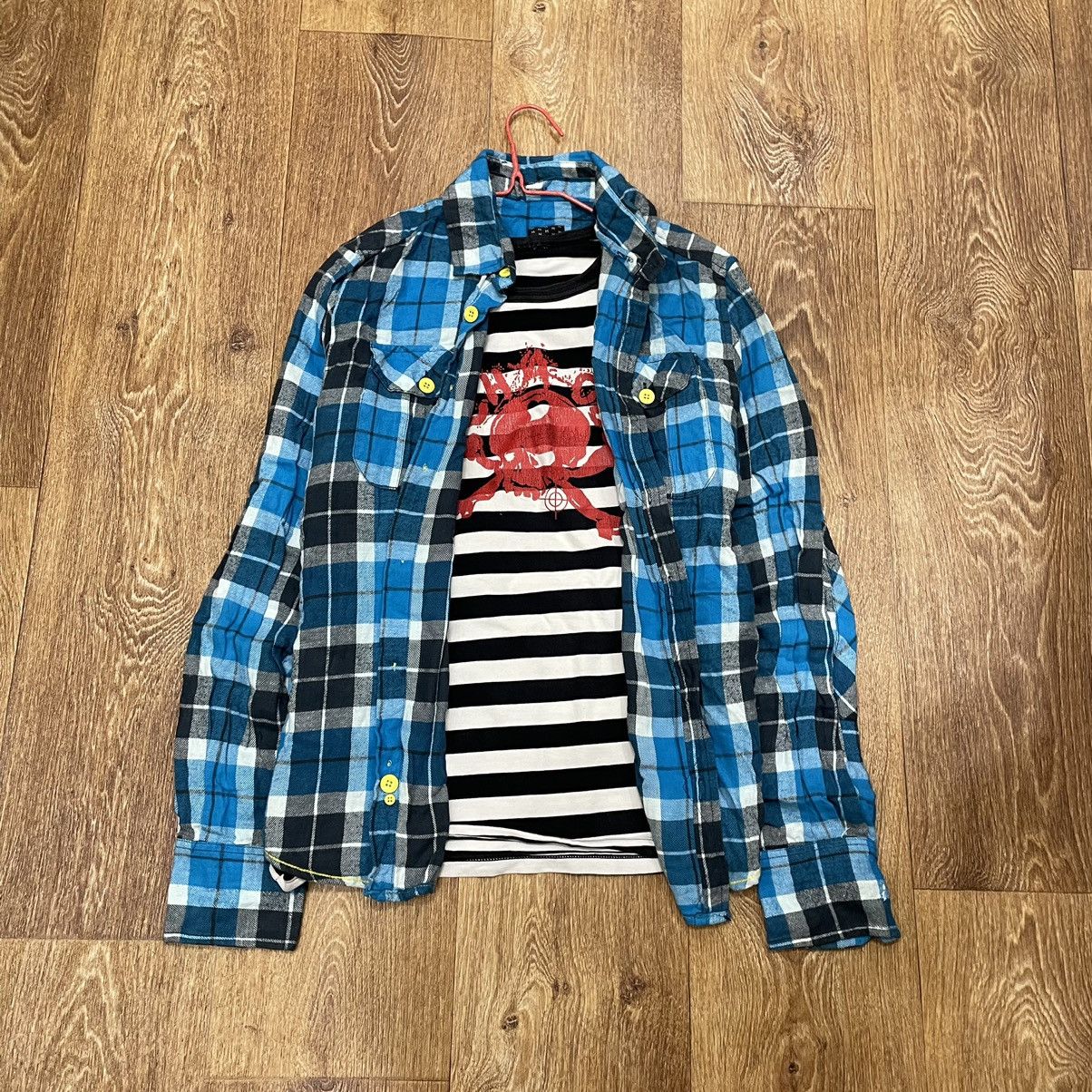 Vintage Vintage 90s Plaid Shirt Y2K Grunge Streetwear Checkered M Size US M / EU 48-50 / 2 - 1 Thumbnail