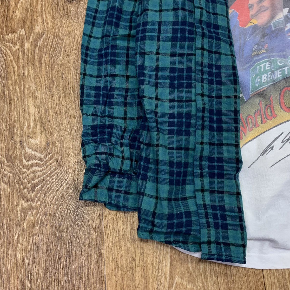 Vintage Vintage 90s Green Plaid Checkered Shirt Grunge Skate Baggy S Size US S / EU 44-46 / 1 - 3 Thumbnail