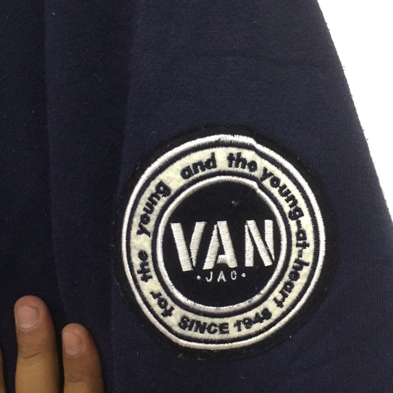 Vans × Vintage Van Jac varsity Jacket Big Logo Size US L / EU 52-54 / 3 - 4 Thumbnail