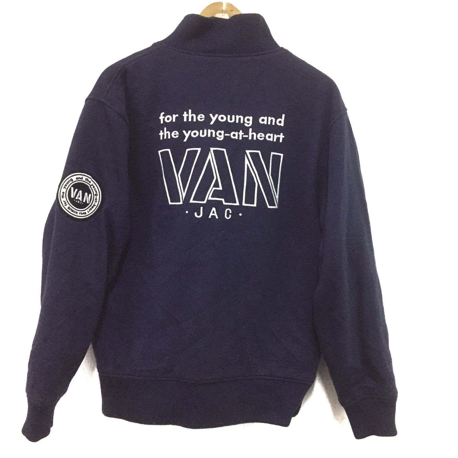 Vans × Vintage Van Jac varsity Jacket Big Logo Size US L / EU 52-54 / 3 - 1 Thumbnail