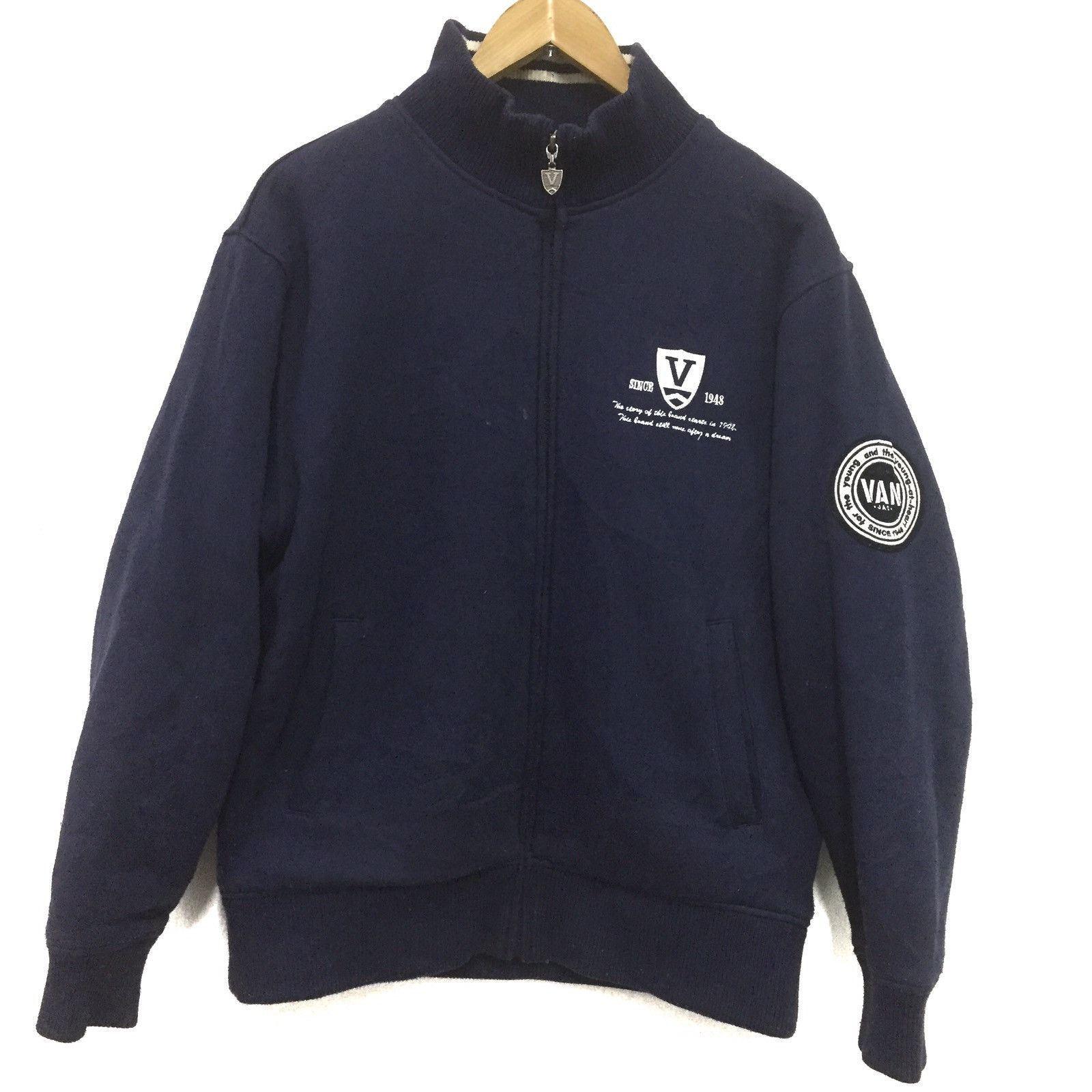 Vans × Vintage Van Jac varsity Jacket Big Logo Size US L / EU 52-54 / 3 - 2 Thumbnail
