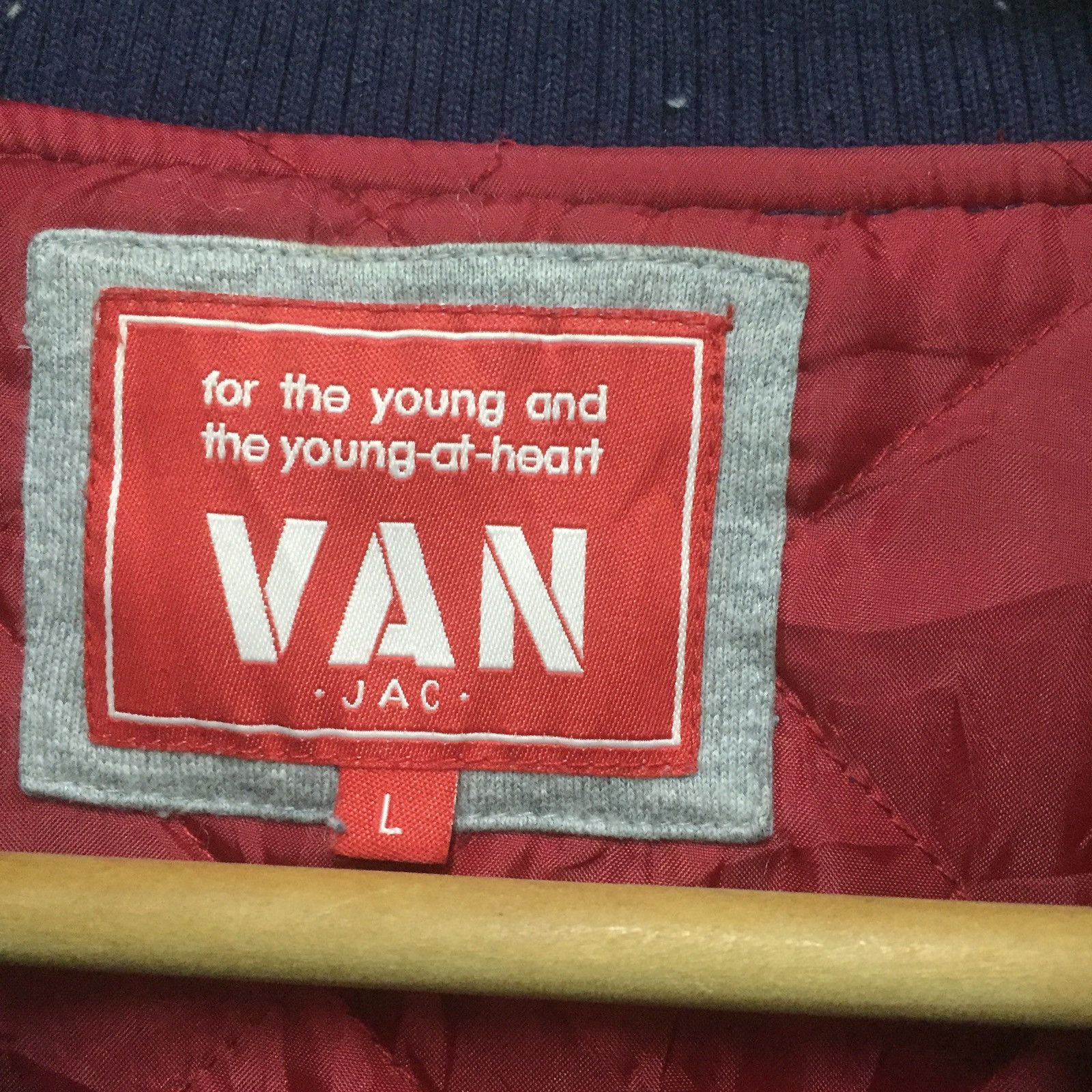 Vans × Vintage Van Jac varsity Jacket Big Logo Size US L / EU 52-54 / 3 - 6 Thumbnail