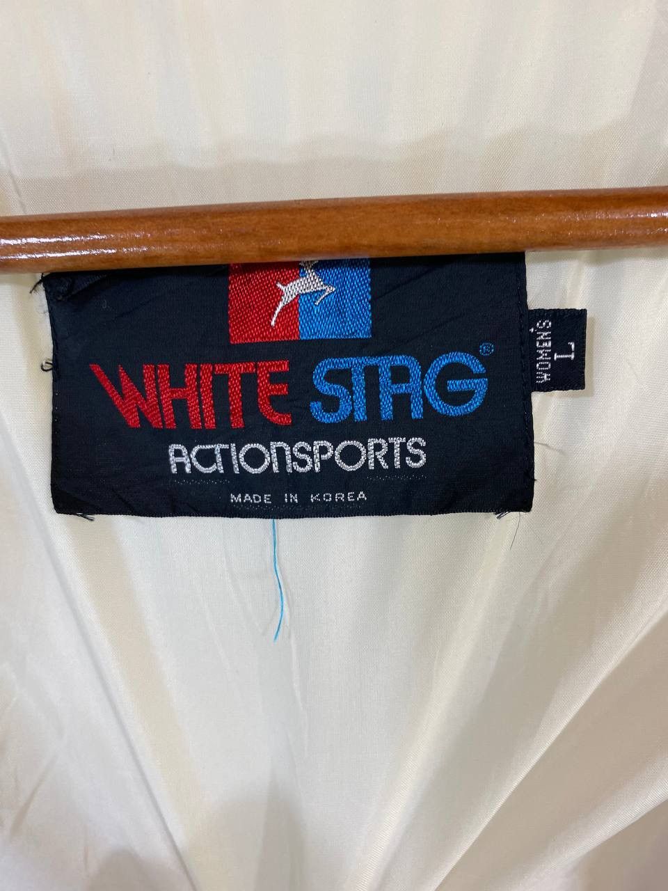 Vintage Vintage White Stag Retro Puffer Jacket Size L / US 10 / IT 46 - 11 Thumbnail