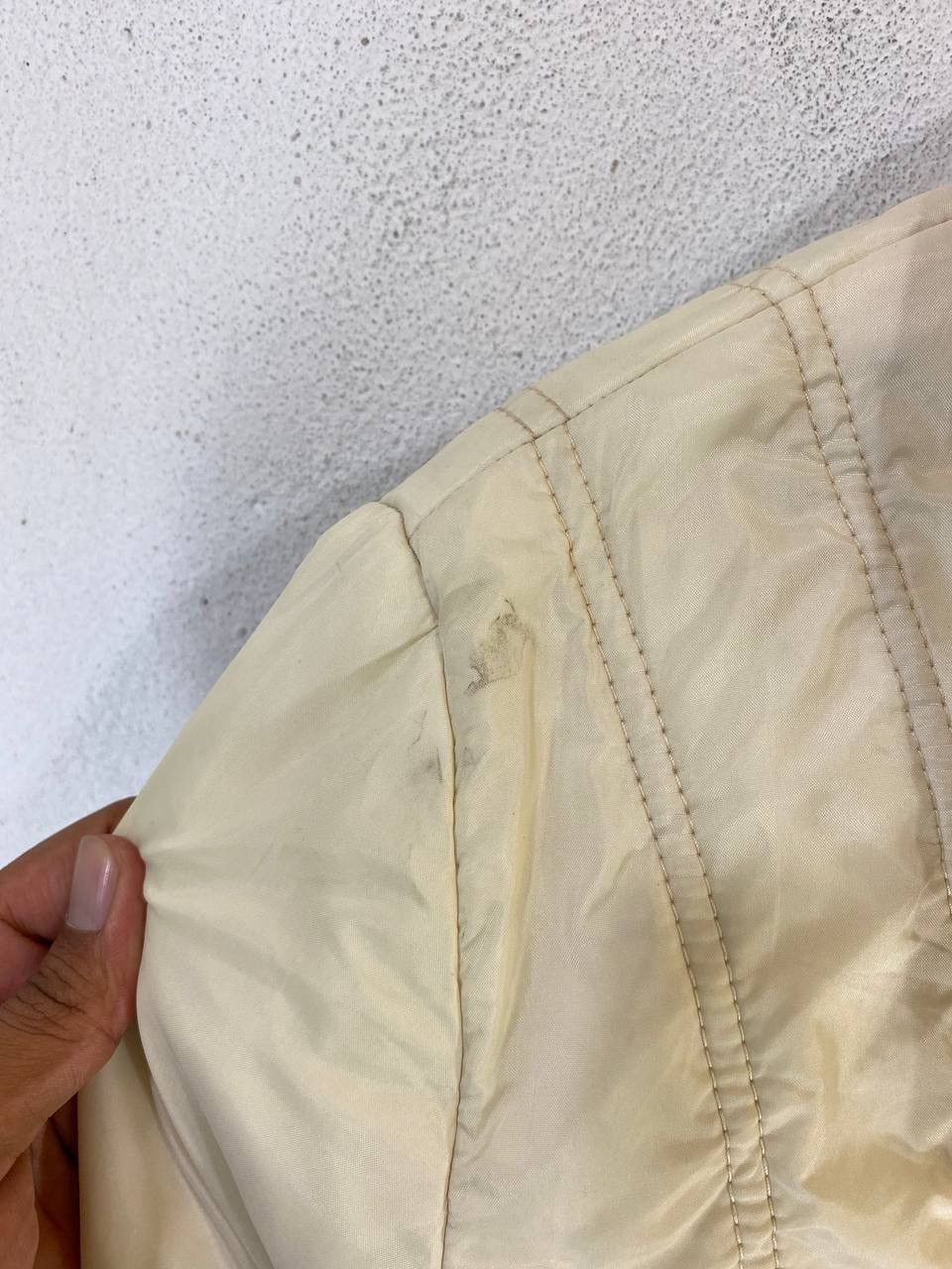 Vintage Vintage White Stag Retro Puffer Jacket Size L / US 10 / IT 46 - 7 Thumbnail