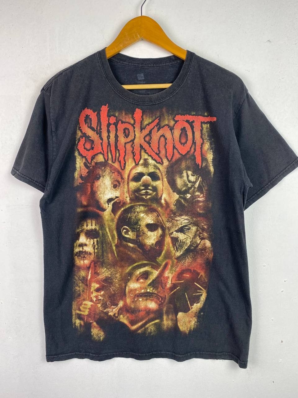 Gildan SLIPKNOT Band T-shirt, Men's S size cotton black type Vintage Second Hand main image 0