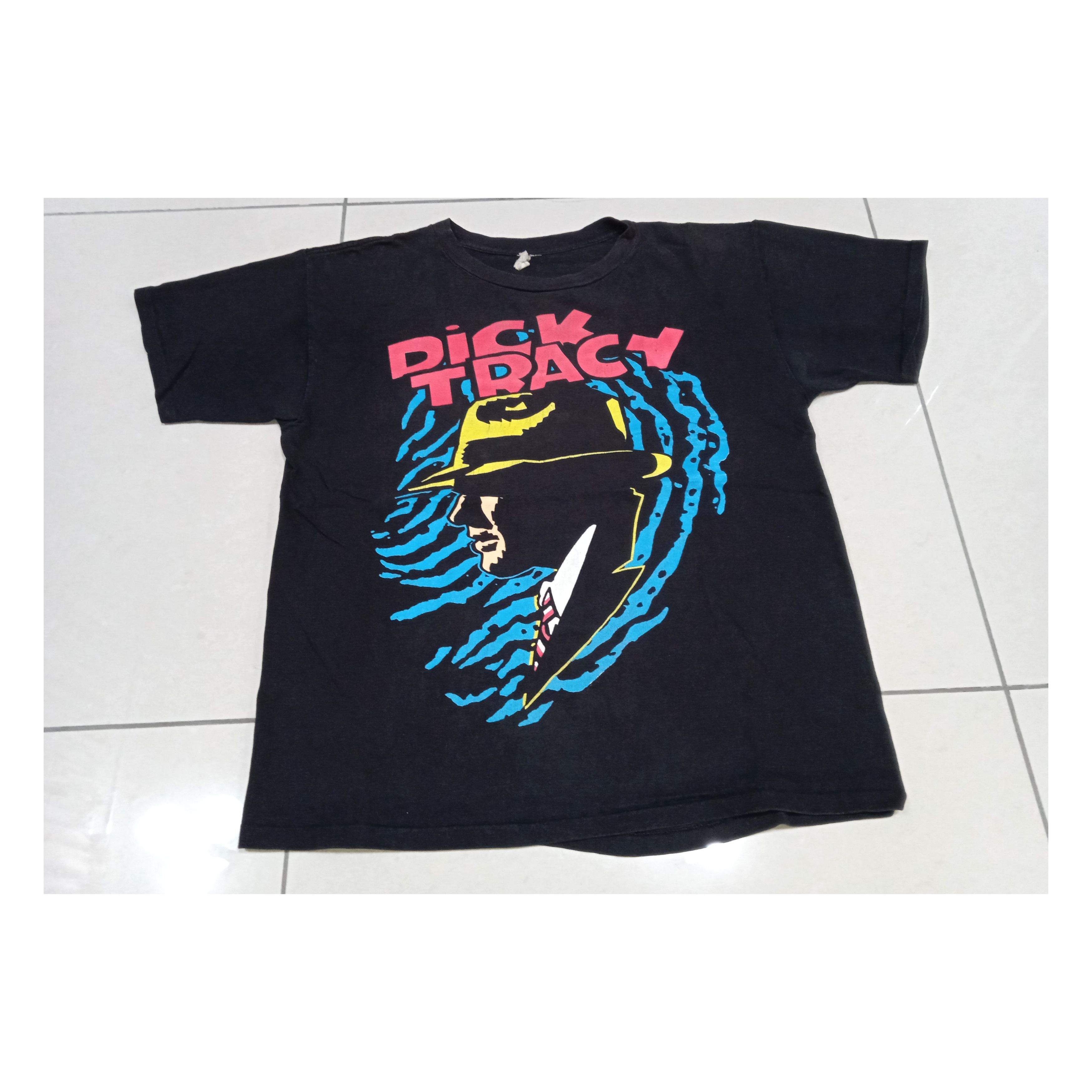 Vintage Vintage 90s Dick Tracy T-Shirt Size US L / EU 52-54 / 3 - 1 Thumbnail