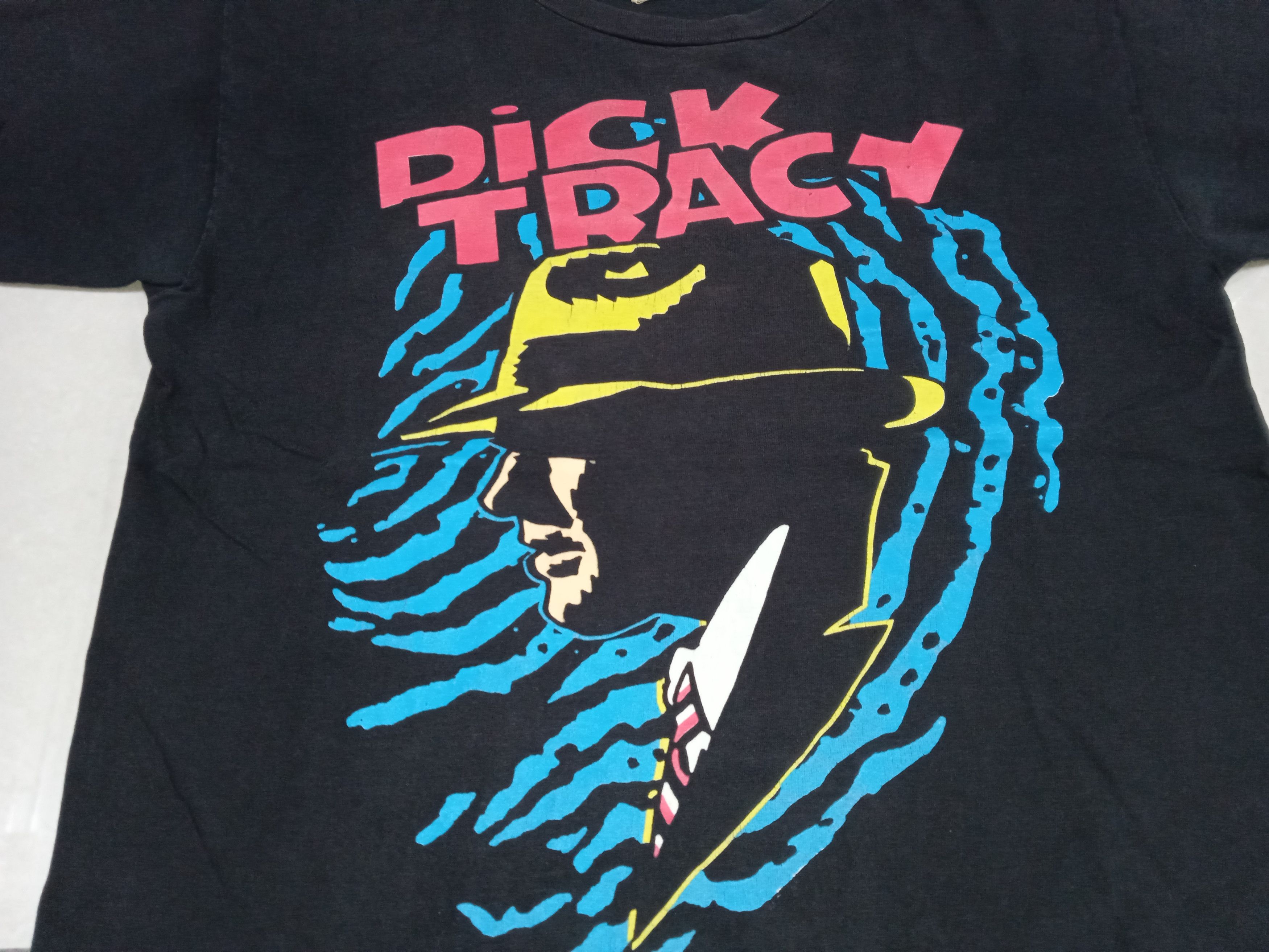 Vintage Vintage 90s Dick Tracy T-Shirt Size US L / EU 52-54 / 3 - 3 Thumbnail