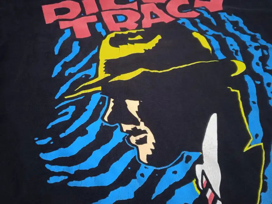 Vintage Vintage 90s Dick Tracy T-Shirt Size US L / EU 52-54 / 3 - 4 Thumbnail