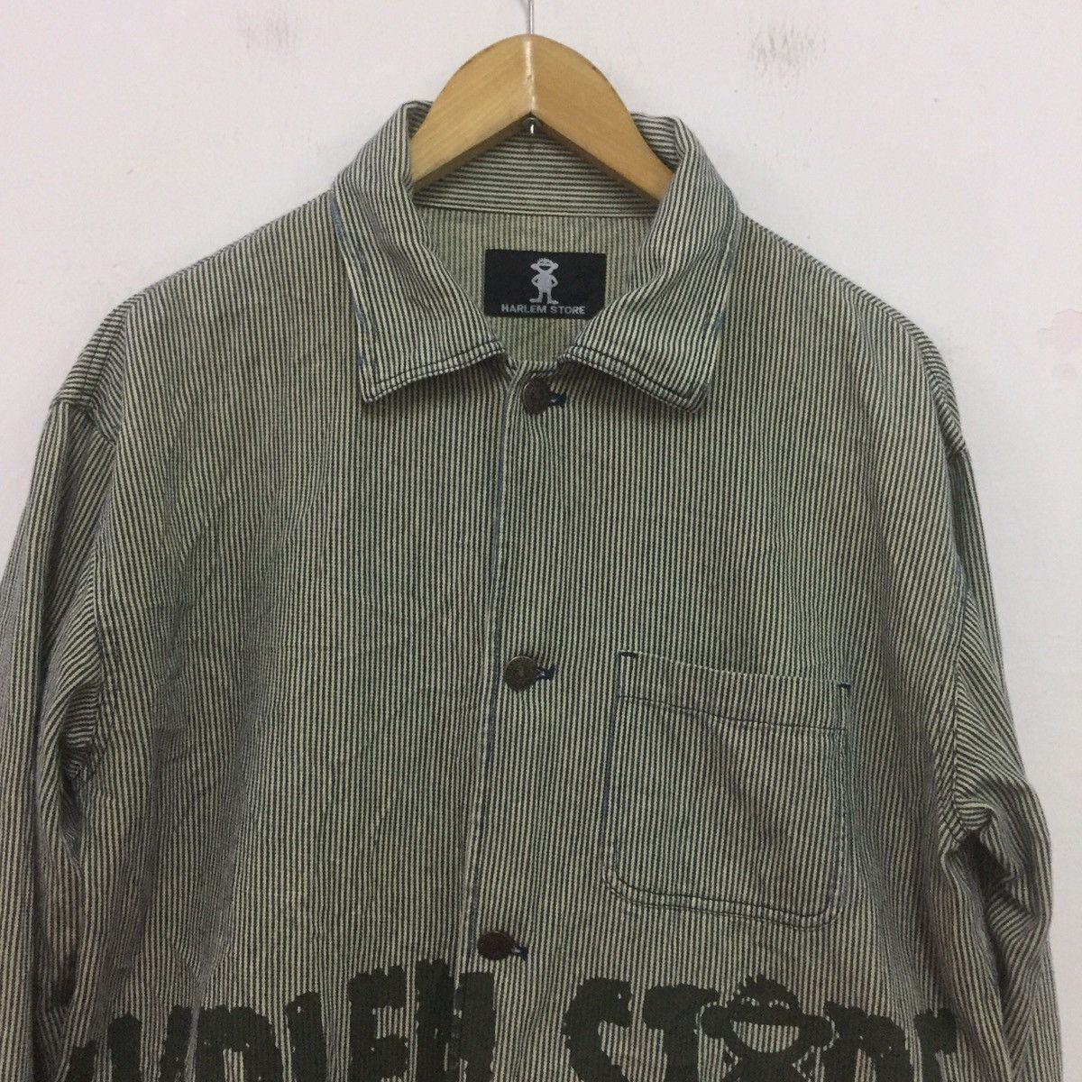 Japanese Brand Harlem store long sleeve big logo Size US L / EU 52-54 / 3 - 5 Thumbnail