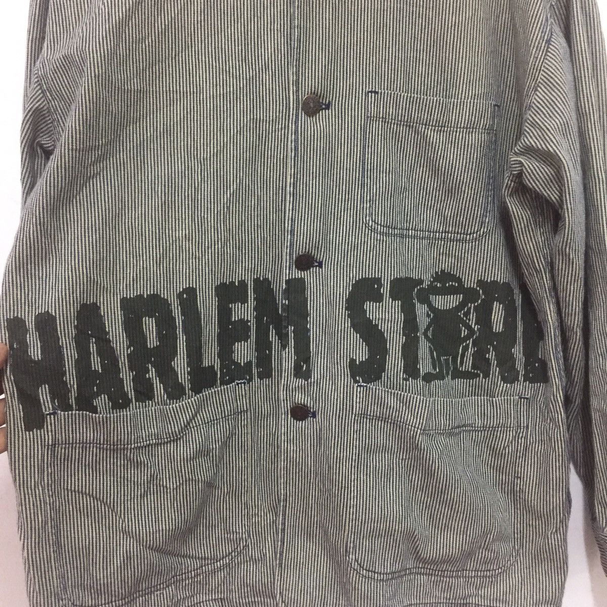 Japanese Brand Harlem store long sleeve big logo Size US L / EU 52-54 / 3 - 2 Thumbnail