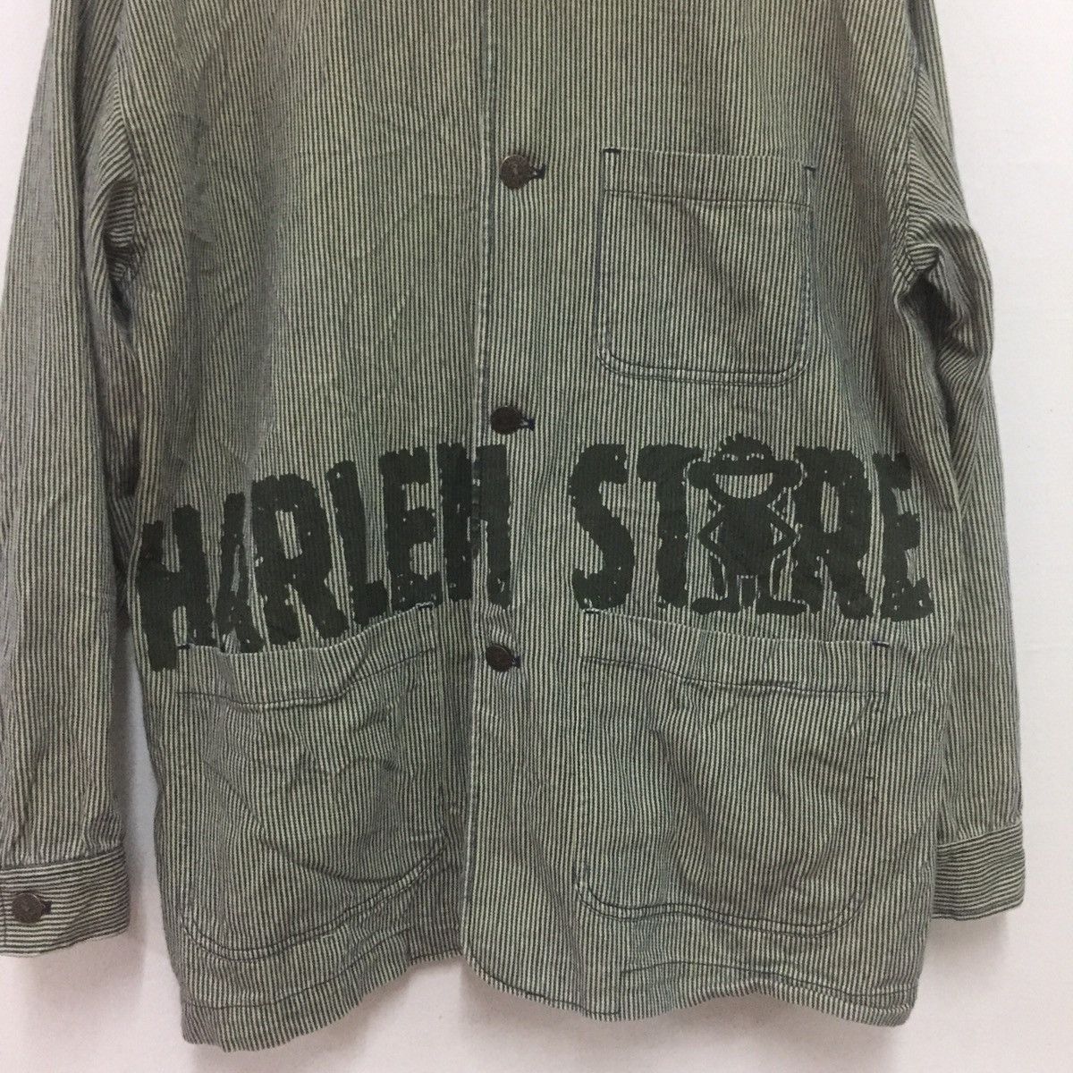 Japanese Brand Harlem store long sleeve big logo Size US L / EU 52-54 / 3 - 7 Thumbnail