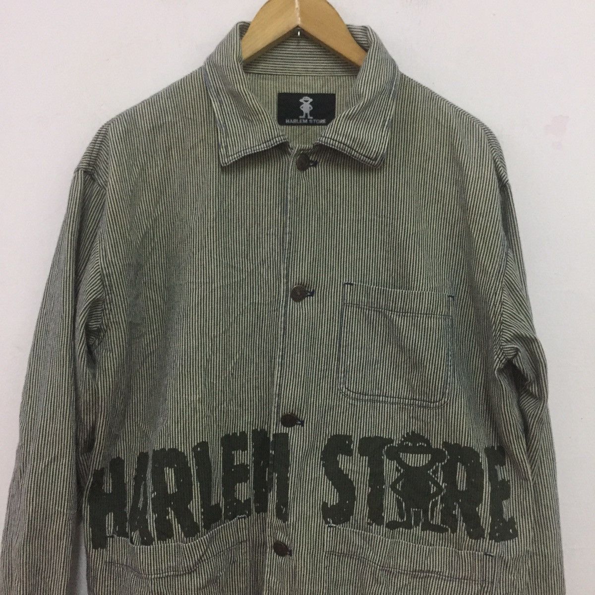 Japanese Brand Harlem store long sleeve big logo Size US L / EU 52-54 / 3 - 6 Thumbnail