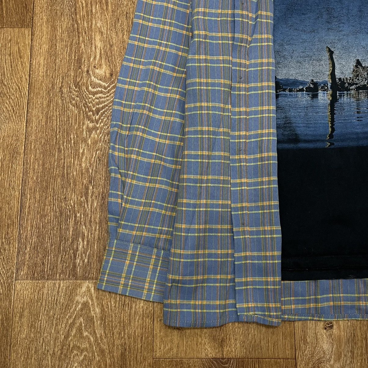 Vintage Vintage 90s Plaid Shirt Oversized Grunge Streetwear Faded L Size US L / EU 52-54 / 3 - 4 Thumbnail