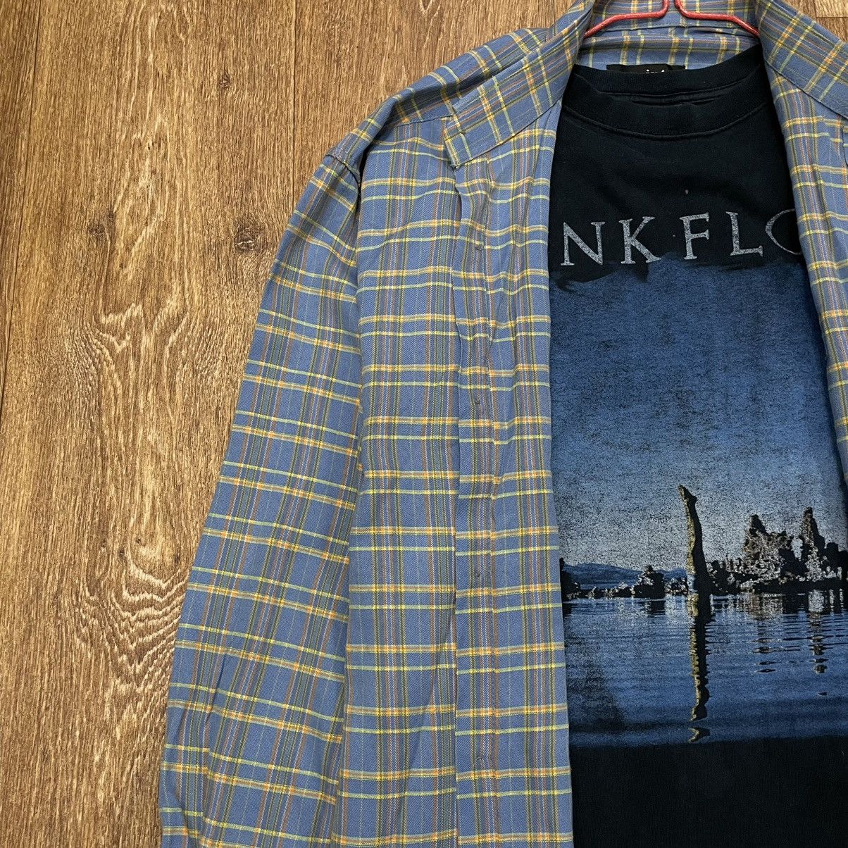 Vintage Vintage 90s Plaid Shirt Oversized Grunge Streetwear Faded L Size US L / EU 52-54 / 3 - 5 Thumbnail