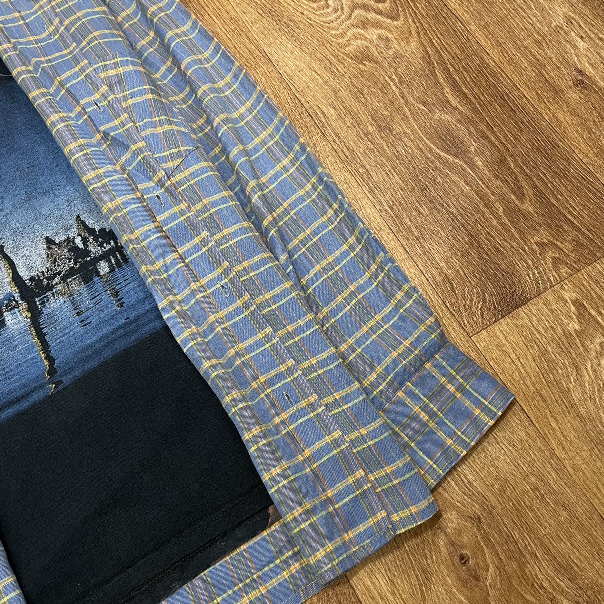 Vintage Vintage 90s Plaid Shirt Oversized Grunge Streetwear Faded L Size US L / EU 52-54 / 3 - 7 Thumbnail