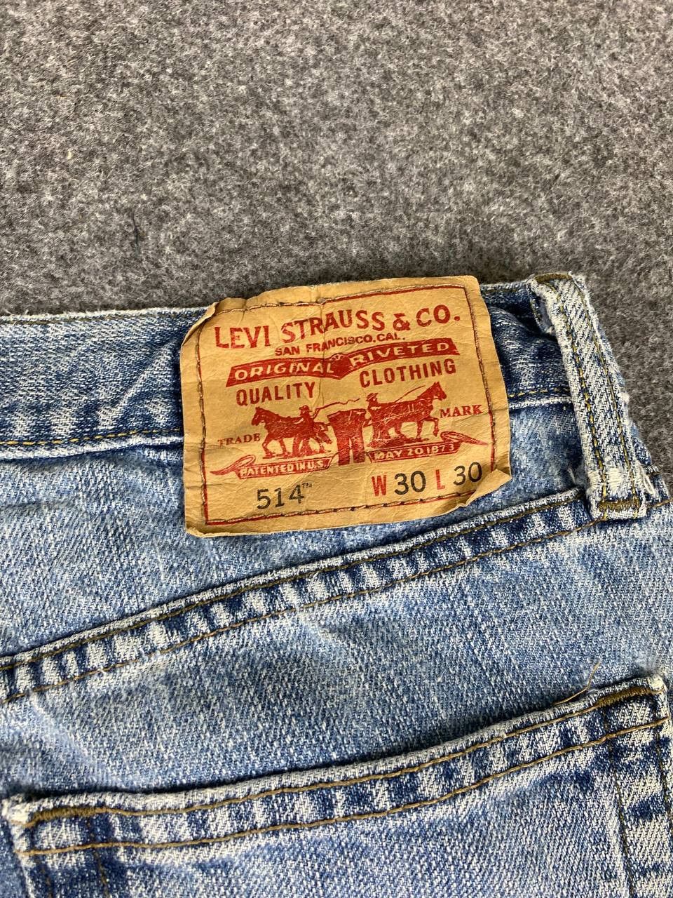 Levi's vintage levis 514 slim straight denim Size US 31 - 3 Thumbnail