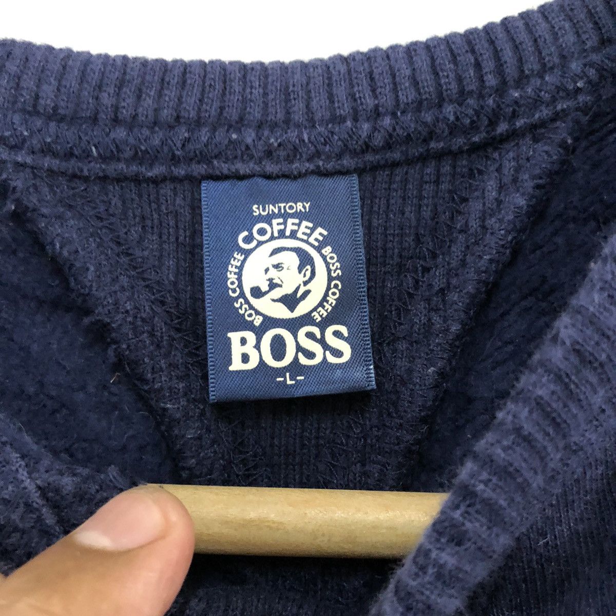 Japanese Brand Suntory boss coffee sleeveless sweater Size US L / EU 52-54 / 3 - 5 Thumbnail