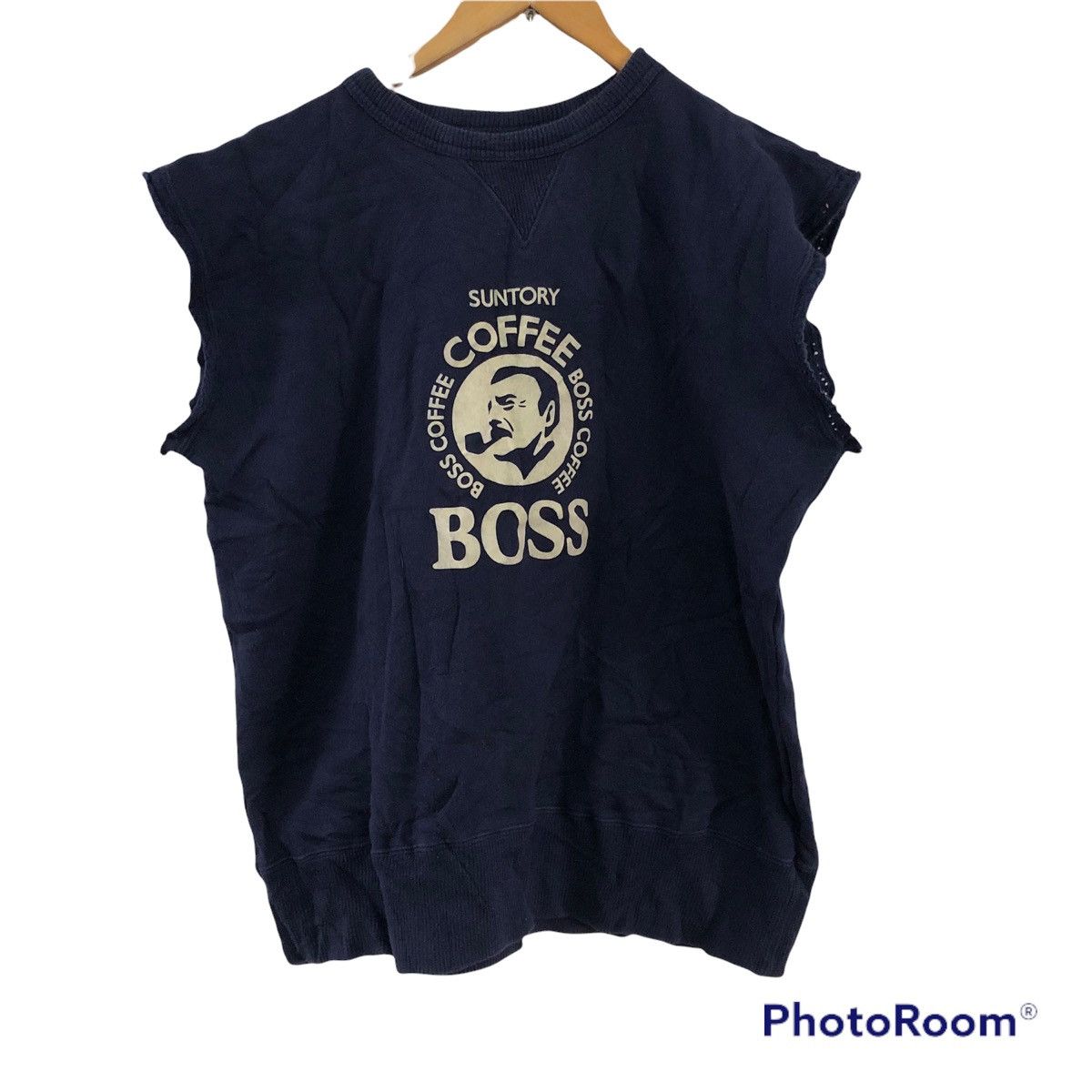 Japanese Brand Suntory boss coffee sleeveless sweater Size US L / EU 52-54 / 3 - 1 Thumbnail