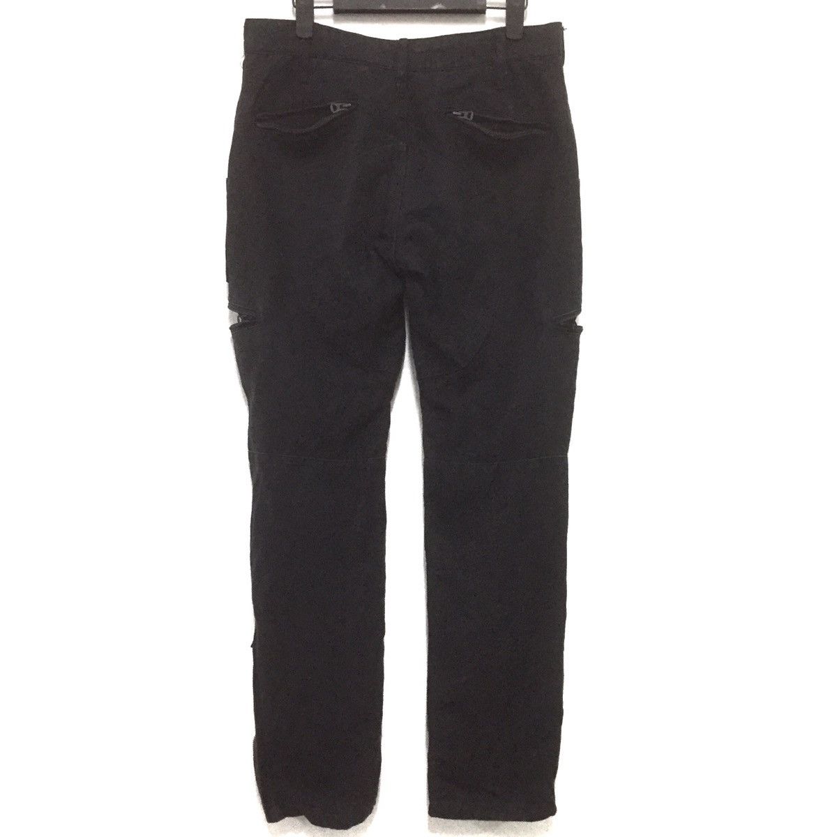 Designer Bikers pants /cargo pants slim fit by disciple motorcyclist Size US 30 / EU 46 - 6 Thumbnail