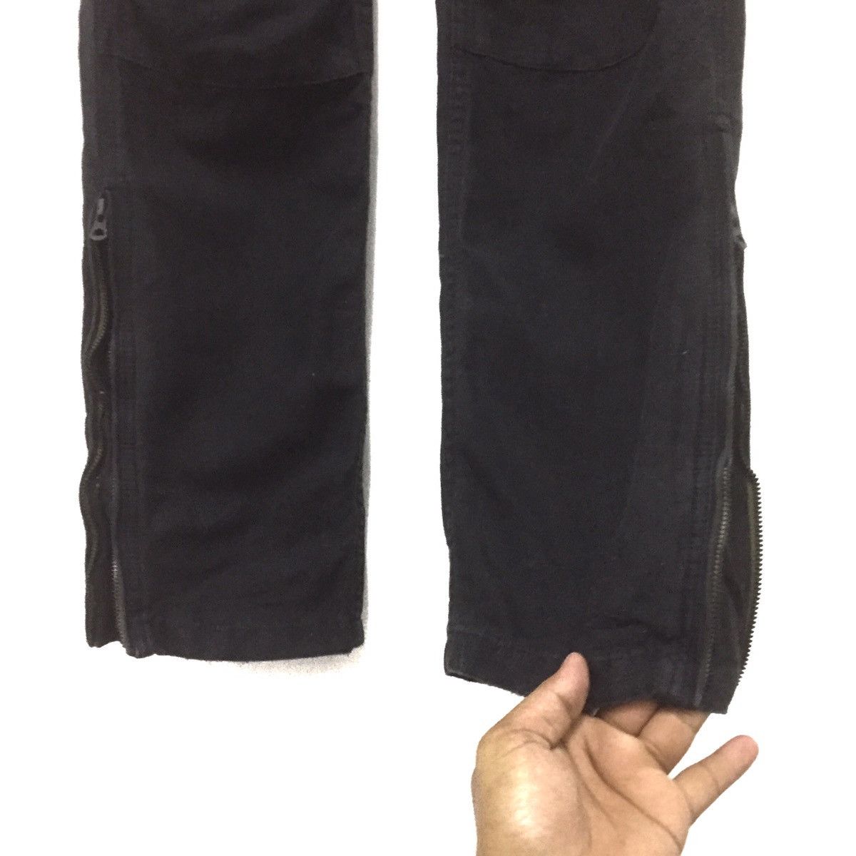Designer Bikers pants /cargo pants slim fit by disciple motorcyclist Size US 30 / EU 46 - 4 Thumbnail