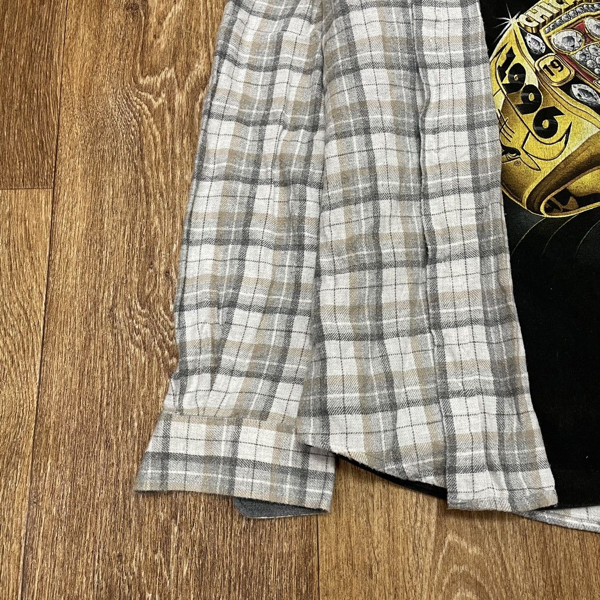 Vintage Vintage 90s Oversized Baggy Checkered Shirt Grunge Logo L Size US L / EU 52-54 / 3 - 4 Thumbnail