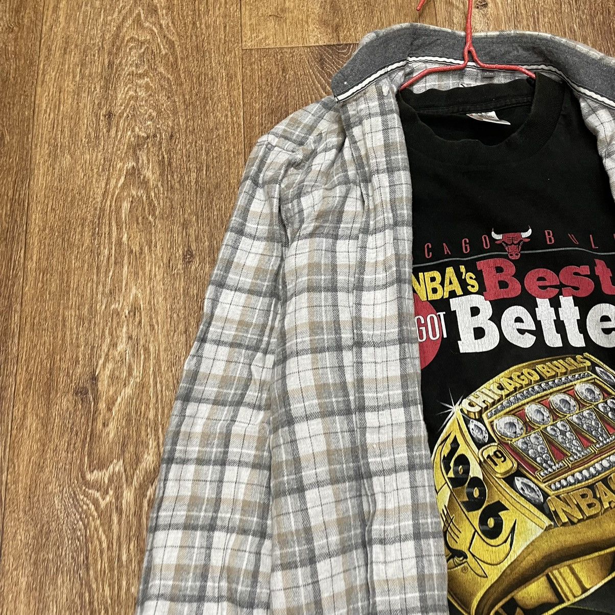 Vintage Vintage 90s Oversized Baggy Checkered Shirt Grunge Logo L Size US L / EU 52-54 / 3 - 5 Thumbnail