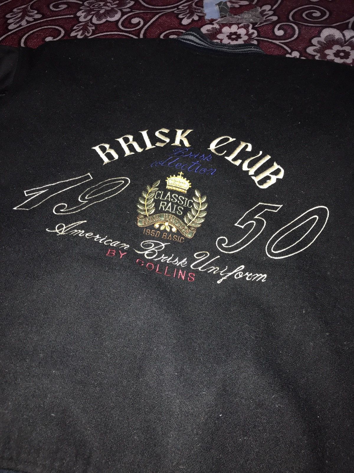 Other Brisk Club leather varsity jacket distressed Size US M / EU 48-50 / 2 - 10 Thumbnail