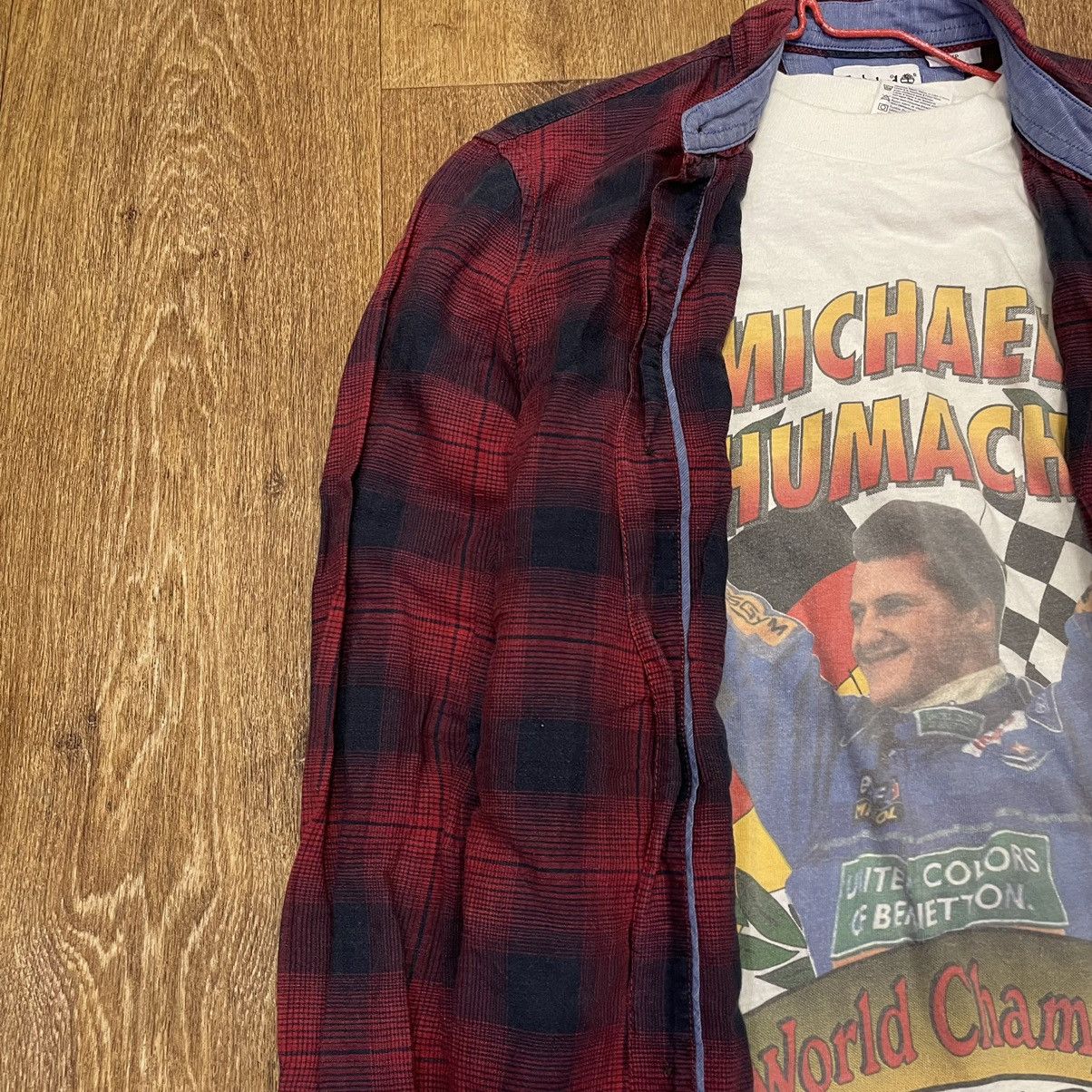 Vintage Vintage 90s Red Plaid Shirt Grunge Streetwear Workwear S Size US S / EU 44-46 / 1 - 5 Thumbnail