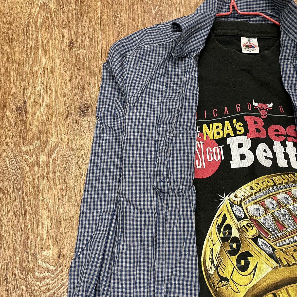 Vintage Vintage 90s Checkered Shirt Grunge Streetwear Skate Logo M Size US M / EU 48-50 / 2 - 4 Thumbnail