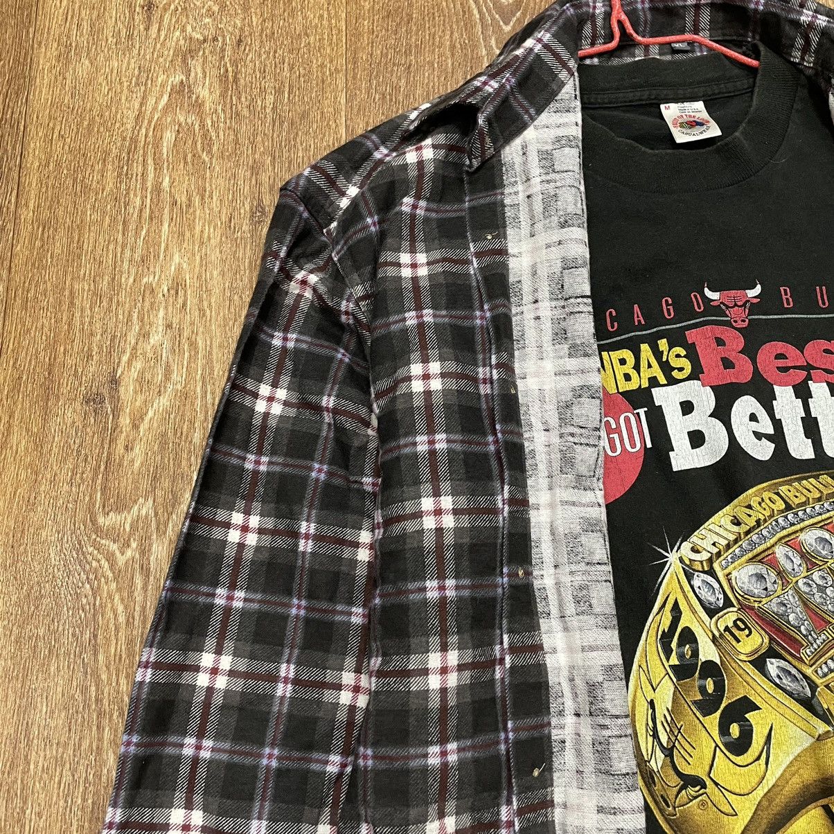 Vintage Vintage 90s Checkered Shirt Grunge Oversized Streetwear XL Size US XL / EU 56 / 4 - 4 Thumbnail