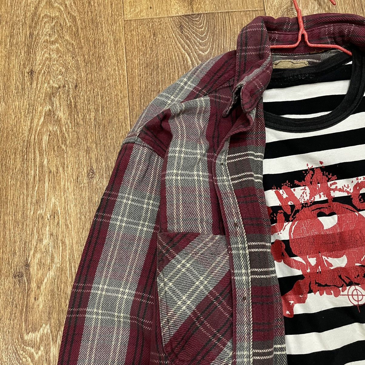 Flannel Vintage Flannel Checkered Shirt Travis Style Size US M / EU 48-50 / 2 - 4 Thumbnail