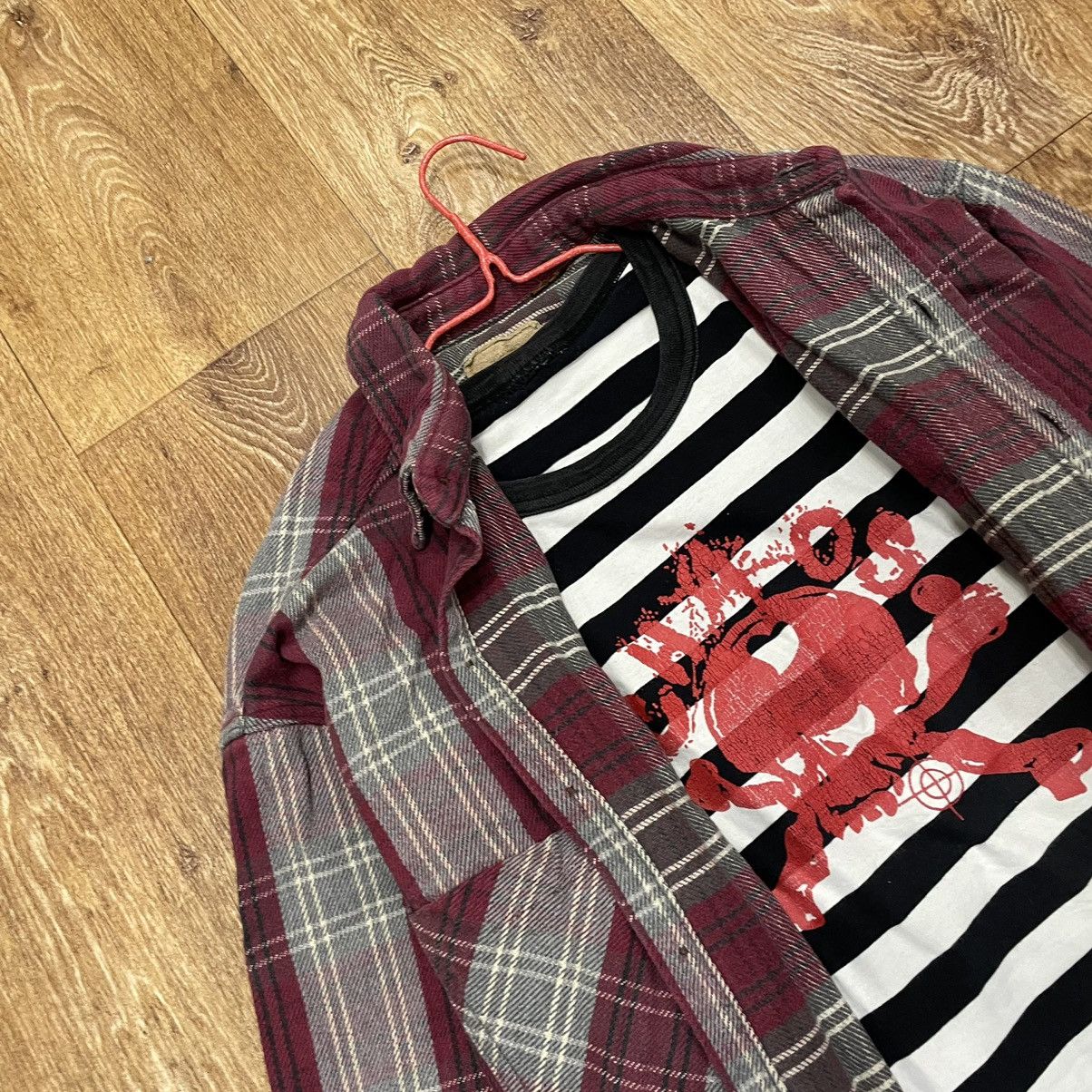 Flannel Vintage Flannel Checkered Shirt Travis Style Size US M / EU 48-50 / 2 - 5 Thumbnail