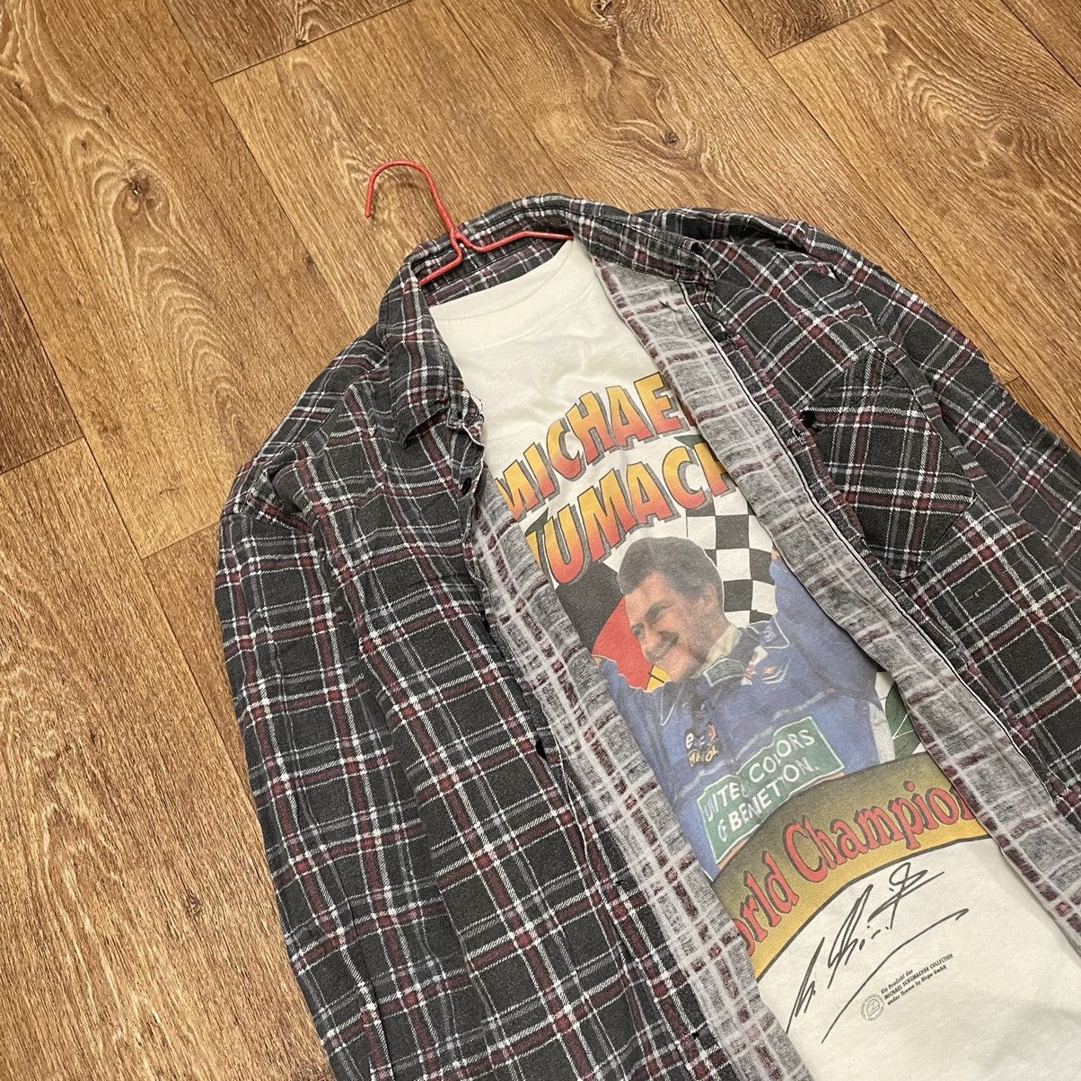 Flannel Vintage Flannel Shirt Travis Scott Style Size US L / EU 52-54 / 3 - 5 Thumbnail