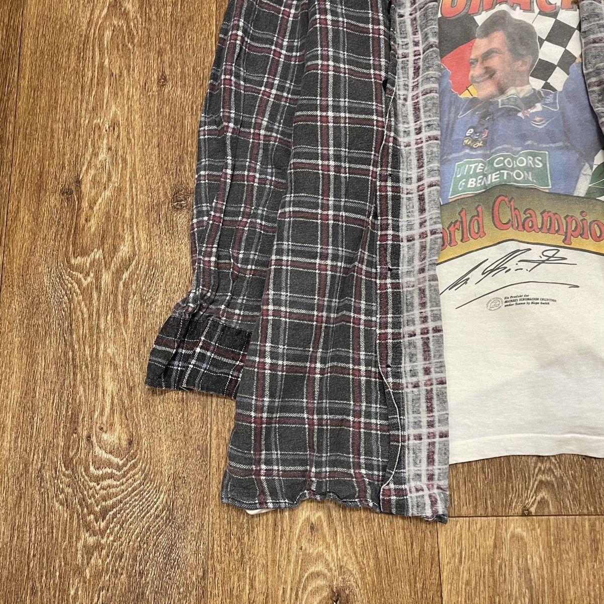 Flannel Vintage Flannel Shirt Travis Scott Style Size US L / EU 52-54 / 3 - 3 Thumbnail