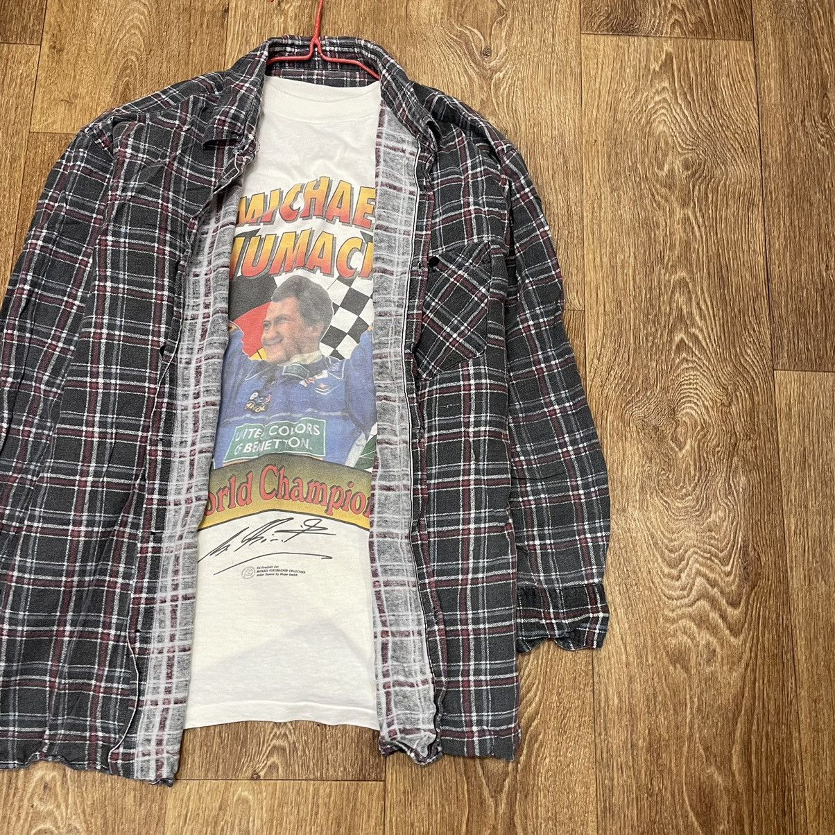 Flannel Vintage Flannel Shirt Travis Scott Style Size US L / EU 52-54 / 3 - 2 Thumbnail