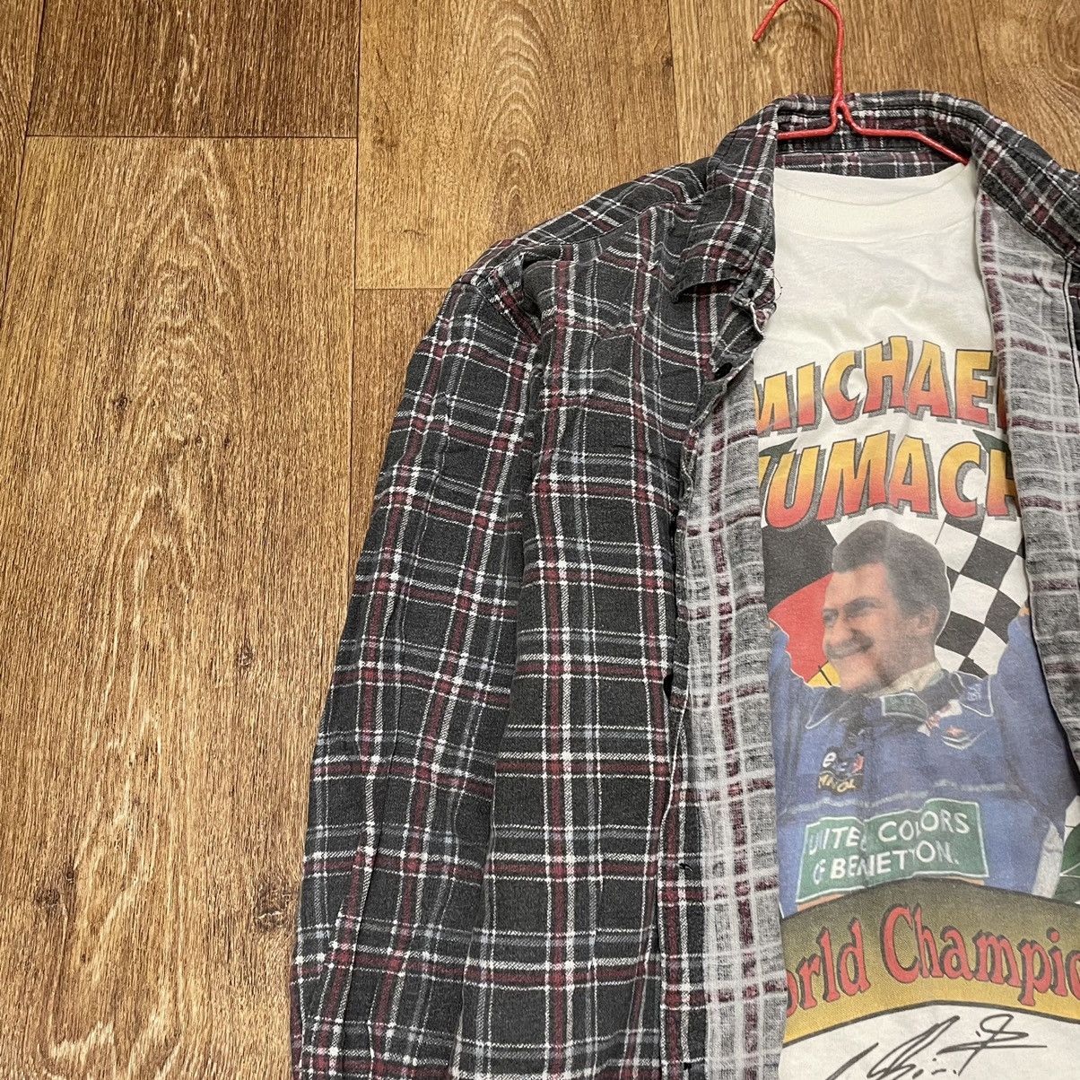 Flannel Vintage Flannel Shirt Travis Scott Style Size US L / EU 52-54 / 3 - 4 Thumbnail