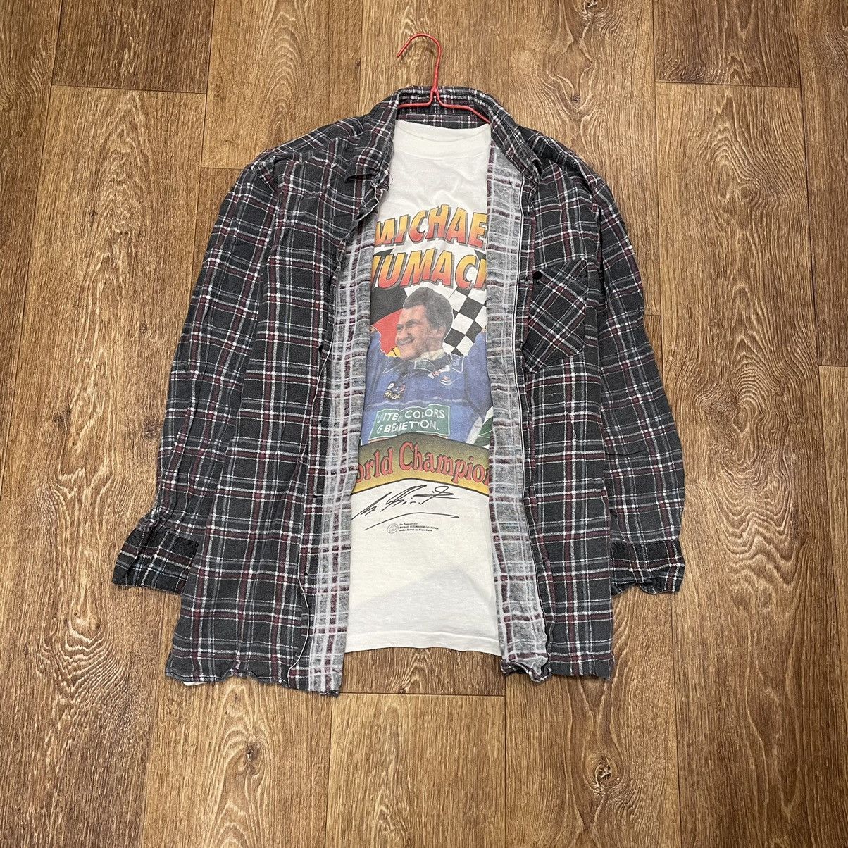 Flannel Vintage Flannel Shirt Travis Scott Style Size US L / EU 52-54 / 3 - 1 Thumbnail